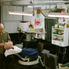 Old-schooled Barber in Hong Kong